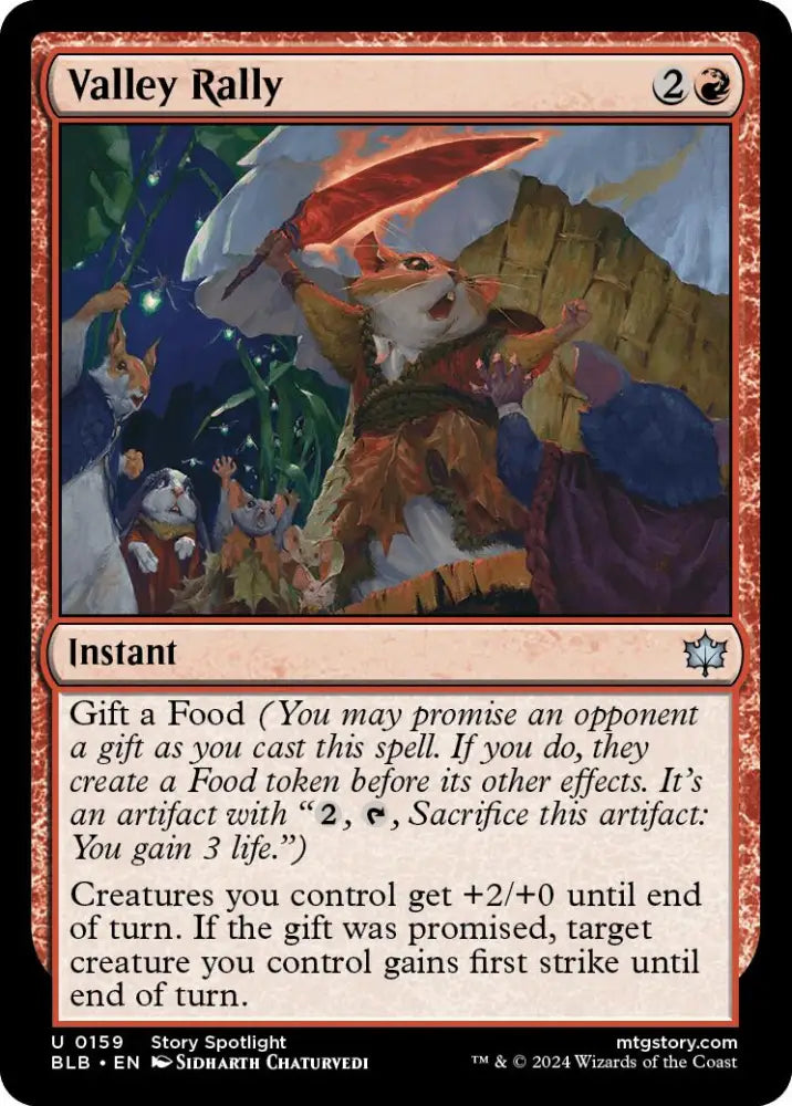 Valley Rally [Bloomburrow] - MTG Single