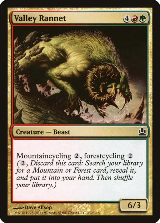 Valley Rannet [Commander 2011] - MTG Single