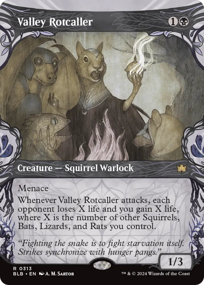Valley Rotcaller (Showcase) [Bloomburrow] - MTG Single