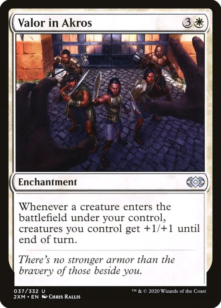 Valor in Akros [Double Masters] - MTG Single