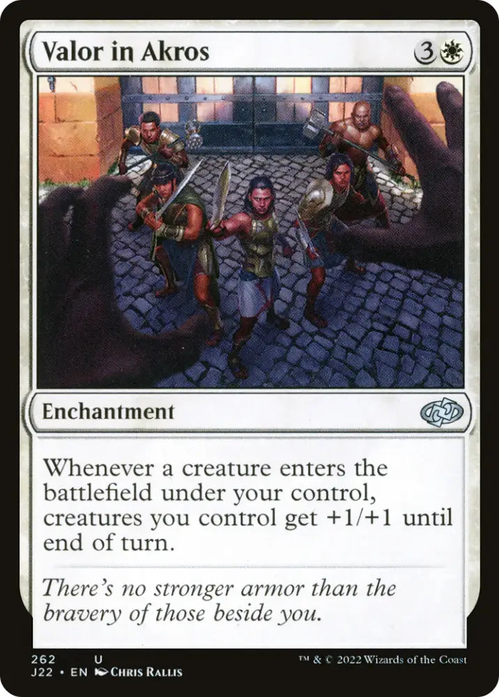 Valor in Akros [Jumpstart 2022] - MTG Single