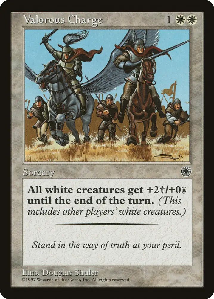Valorous Charge [Portal] - MTG Single