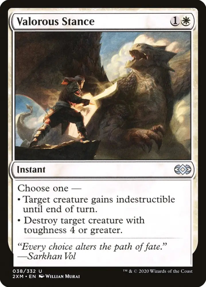 Valorous Stance [Double Masters] - MTG Single