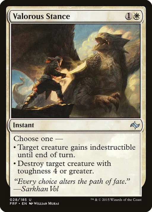 Valorous Stance [Fate Reforged] - MTG Single