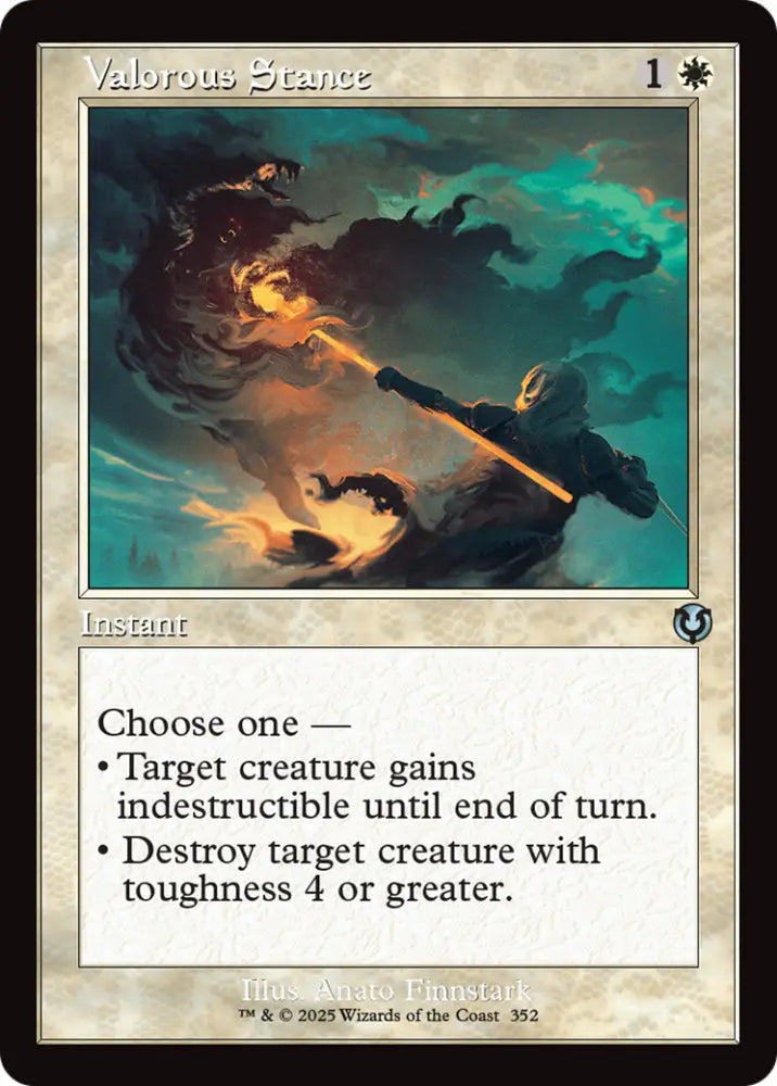 Valorous Stance (Retro Frame) [Innistrad Remastered] - MTG Single