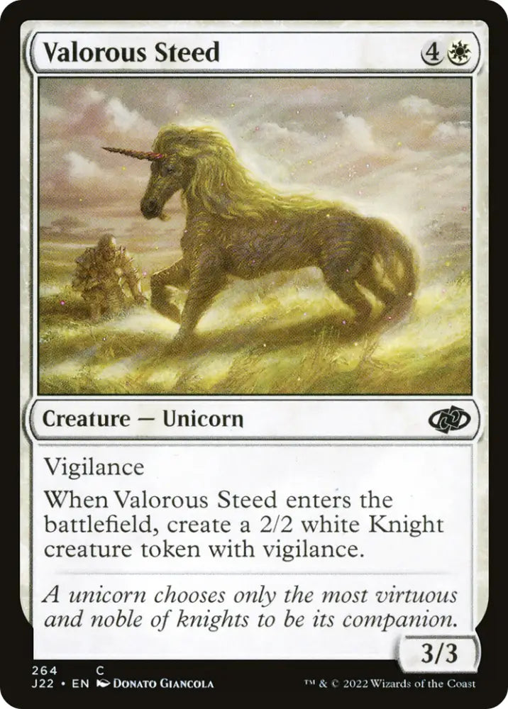 Valorous Steed [Jumpstart 2022] - MTG Single