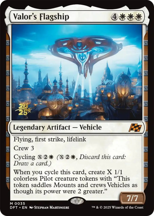 Valor’s Flagship [Aetherdrift Prerelease Promos] - MTG Single