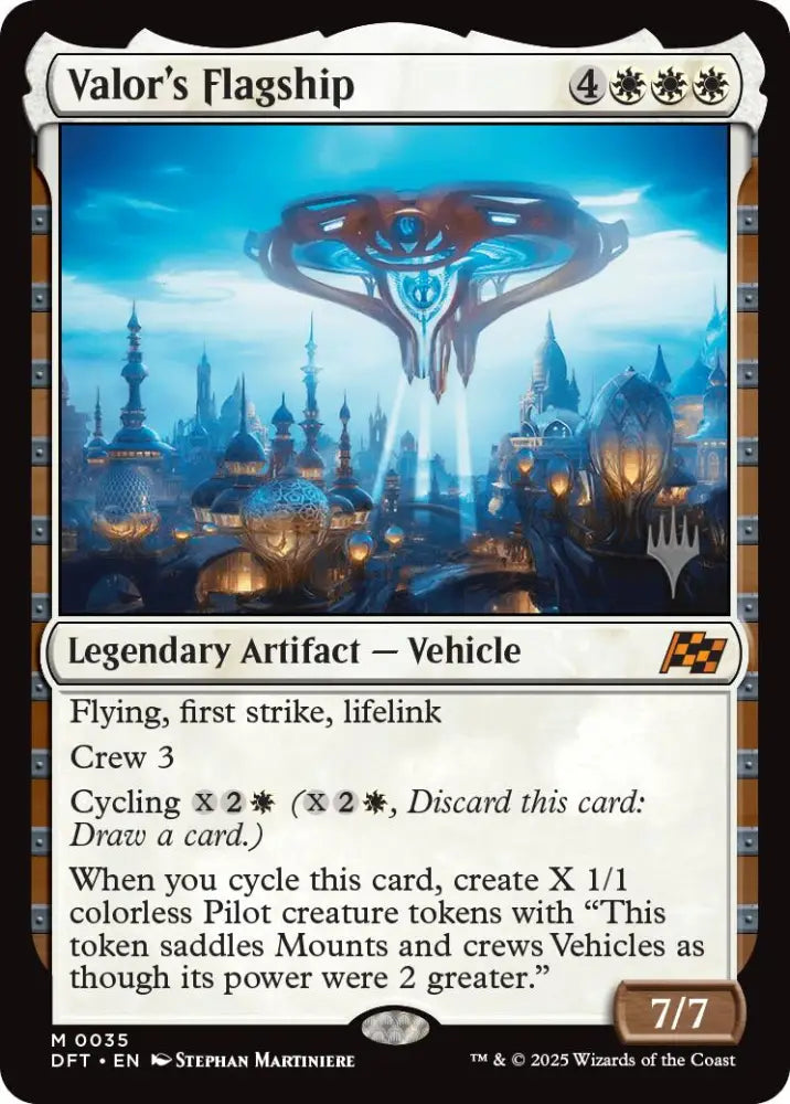 Valor’s Flagship (Promo Pack) [Aetherdrift Promos] - MTG Single