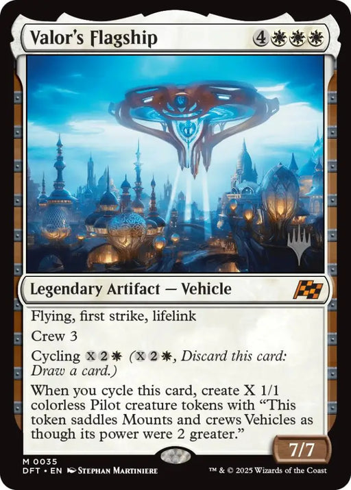 Valor’s Flagship (Promo Pack) [Aetherdrift Promos] - MTG Single