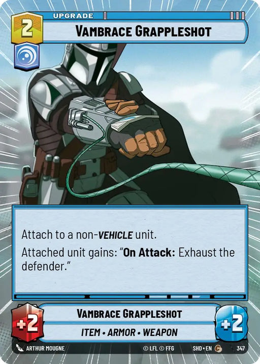 Vambrace Grappleshot (Hyperspace) (347) [Shadows of the Galaxy] - Star Wars: Unlimited Single