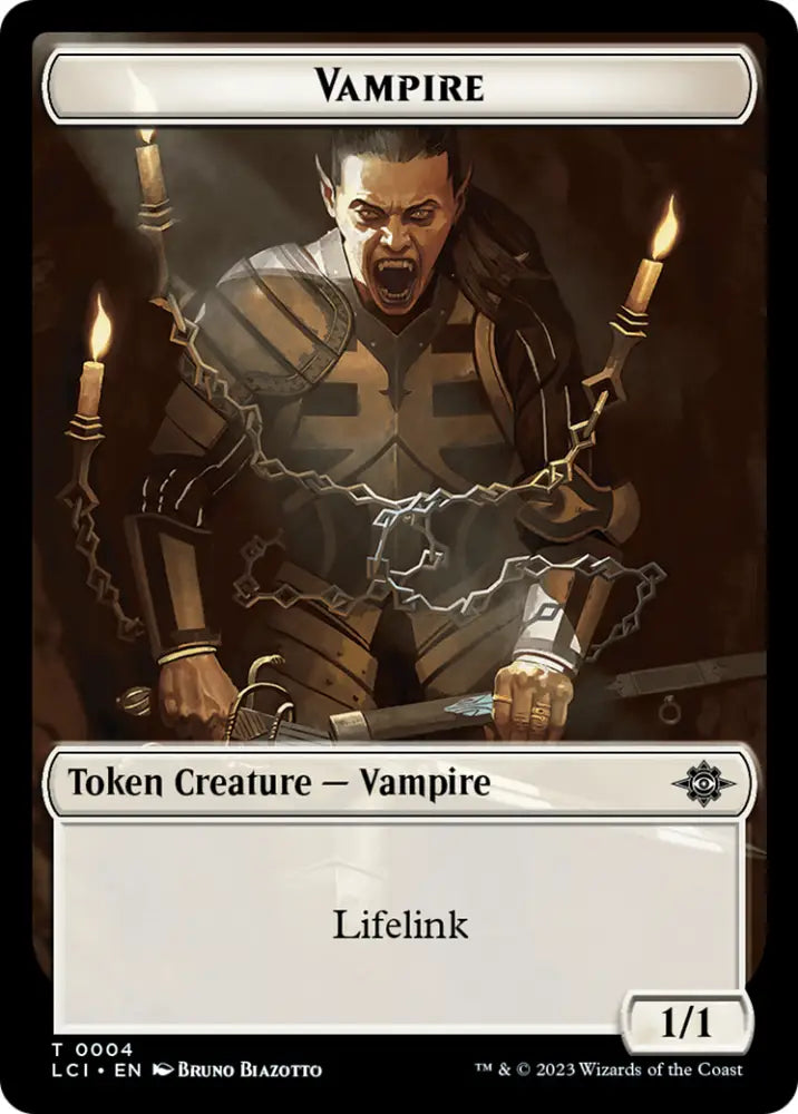 Vampire // Bat Double-Sided Token [The Lost Caverns of Ixalan Tokens] - MTG Single