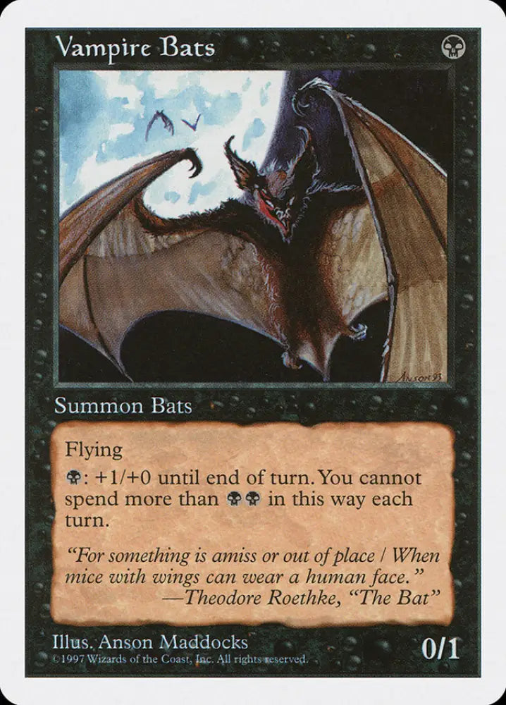 Vampire Bats [Fifth Edition] - MTG Single