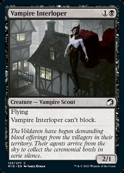 Vampire Interloper [Innistrad: Midnight Hunt] - MTG Single