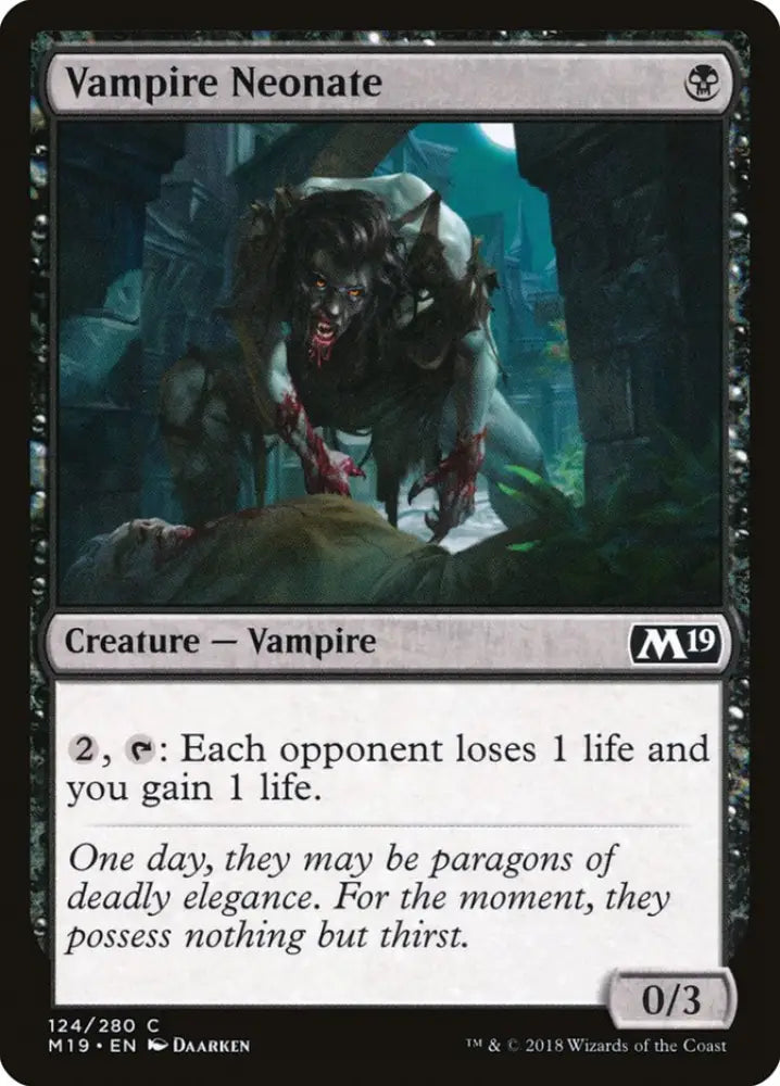 Vampire Neonate [Core Set 2019] - MTG Single