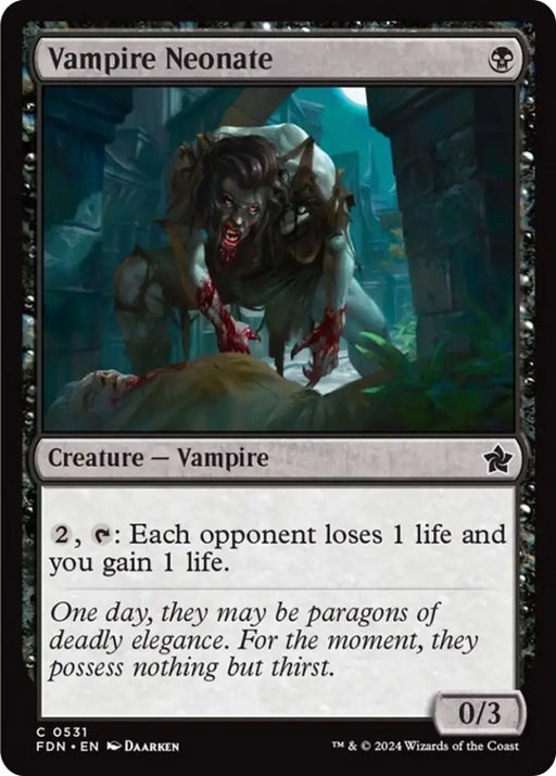 Vampire Neonate [Foundations] - MTG Single