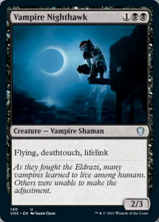 Vampire Nighthawk [Innistrad: Crimson Vow Commander] - MTG Single