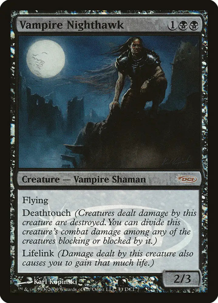 Vampire Nighthawk [Wizards Play Network 2009] - MTG Single
