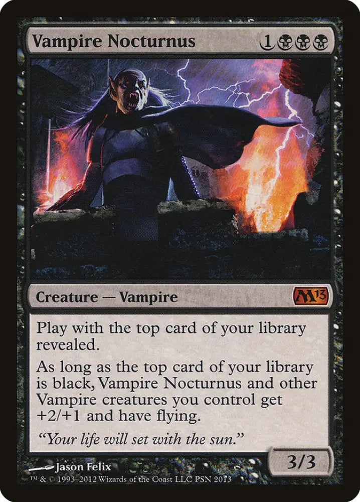 Vampire Nocturnus (Duels of the Planeswalkers Promos) [Duels of the Planeswalkers Promos 2012] - MTG Single