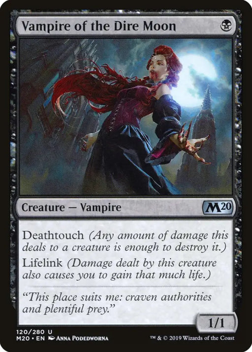 Vampire of the Dire Moon [Core Set 2020] - MTG Single