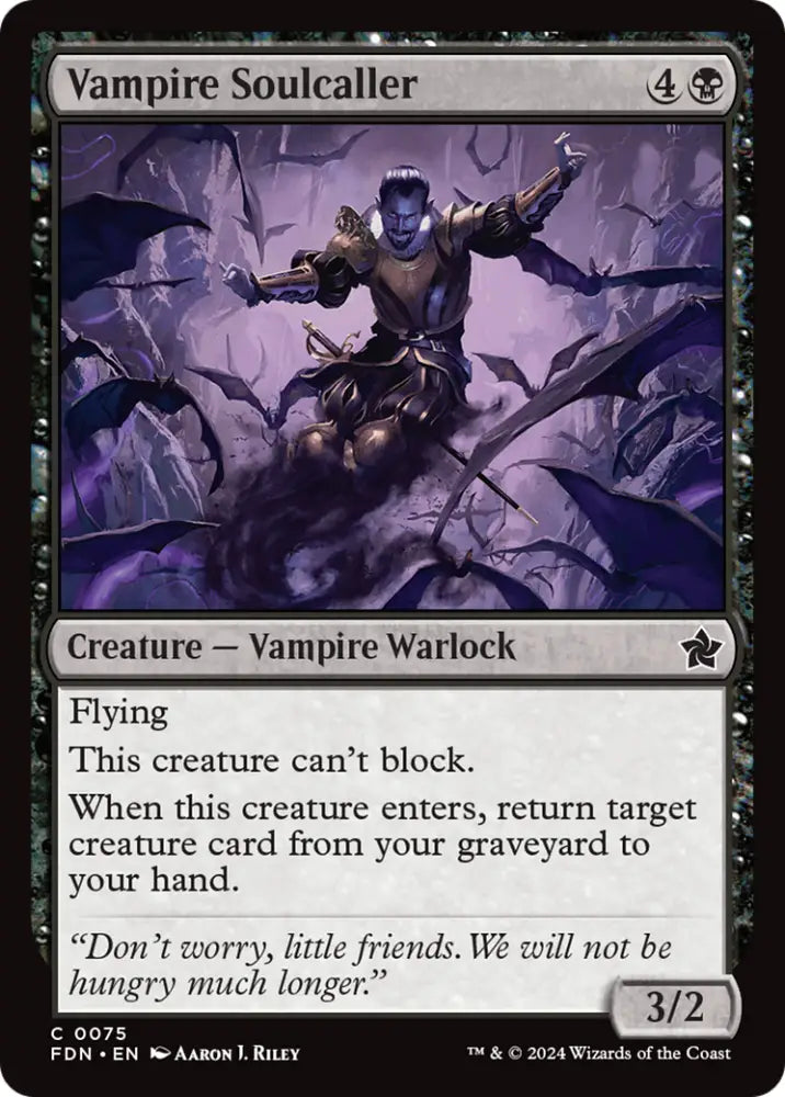 Vampire Soulcaller [Foundations] - MTG Single