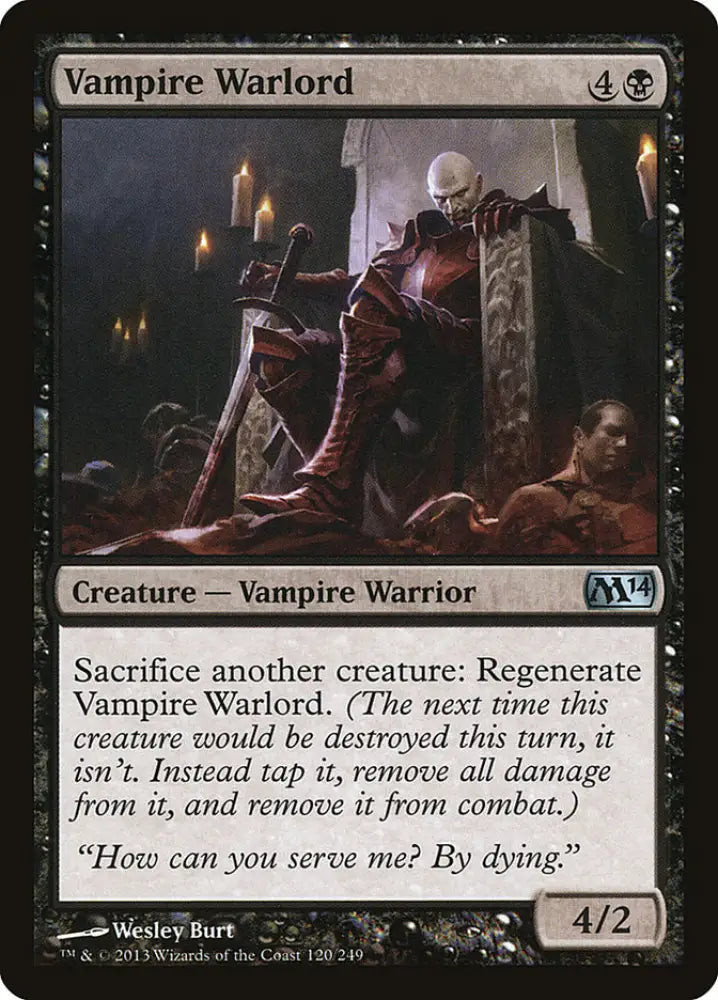 Vampire Warlord [Magic 2014] - MTG Single