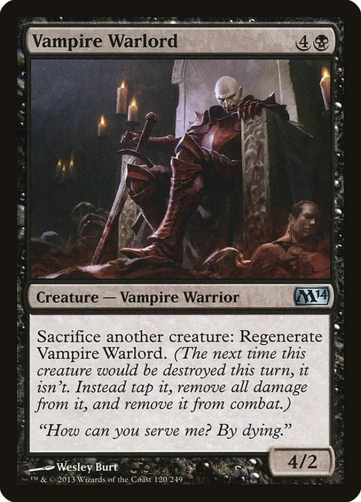 Vampire Warlord [Magic 2014] - MTG Single