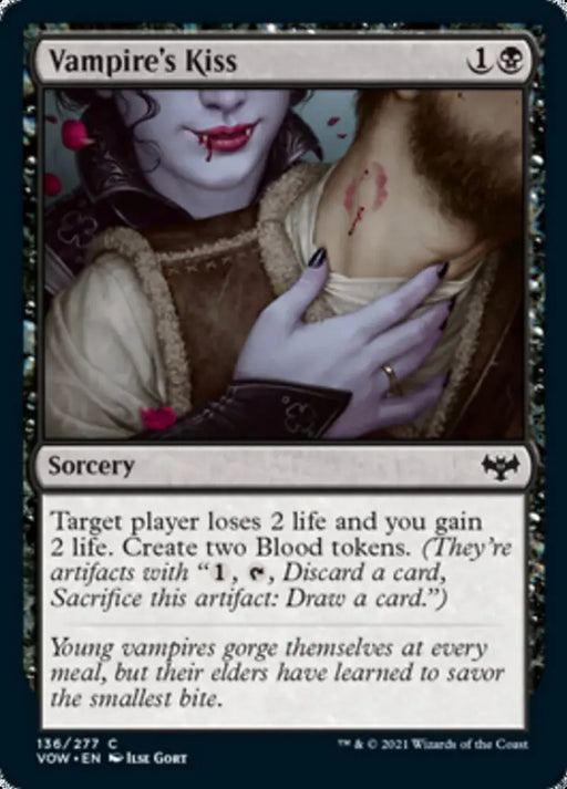 Vampire’s Kiss [Innistrad: Crimson Vow] - MTG Single