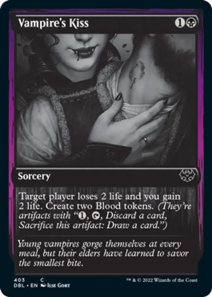 Vampire’s Kiss [Innistrad: Double Feature] - MTG Single
