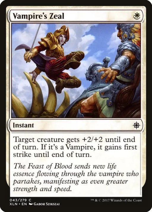 Vampire’s Zeal [Ixalan] - MTG Single