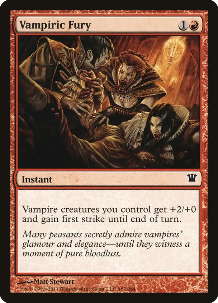 Vampiric Fury [Innistrad] - MTG Single