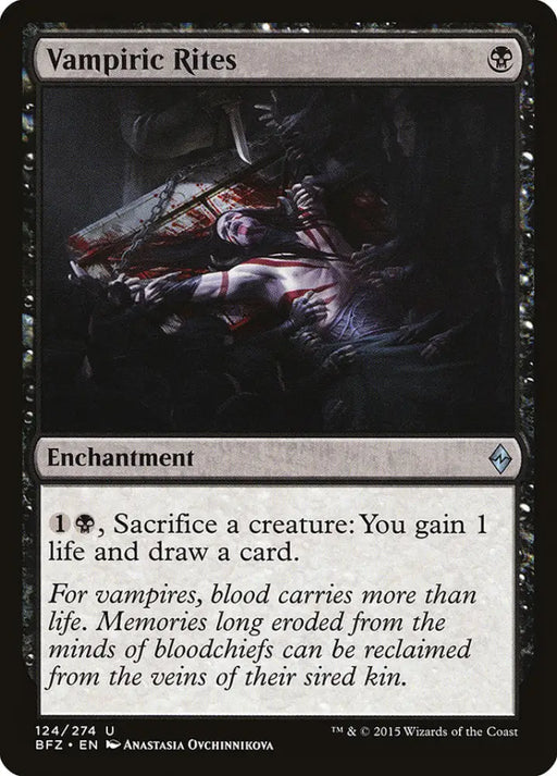 Vampiric Rites [Battle for Zendikar] - MTG Single