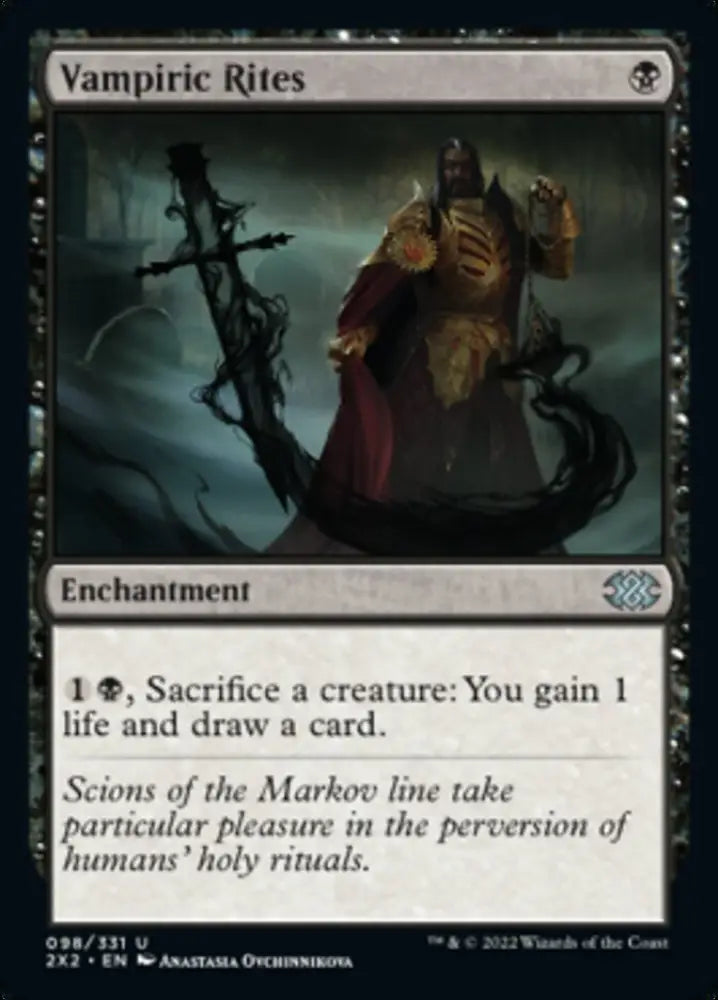 Vampiric Rites [Double Masters 2022] - MTG Single