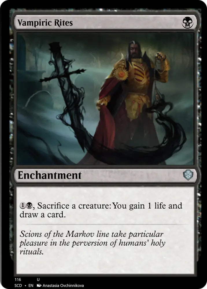 Vampiric Rites [Starter Commander Decks] - MTG Single