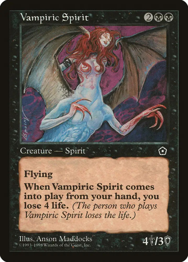 Vampiric Spirit [Portal Second Age] - MTG Single