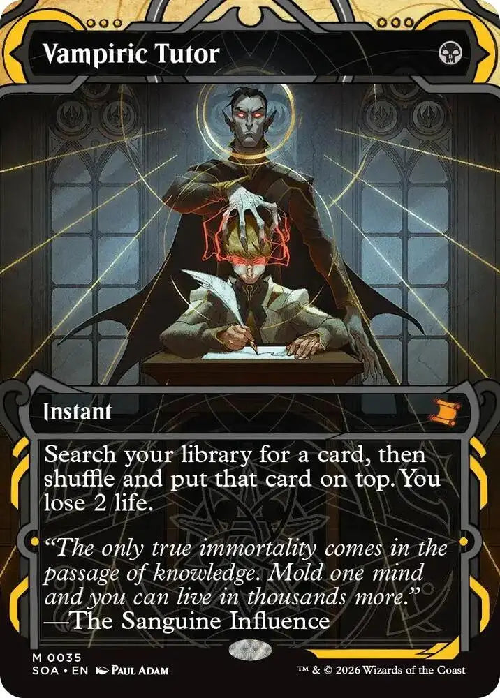Vampiric Tutor (35) [Secrets of Strixhaven: Mystical Archive]