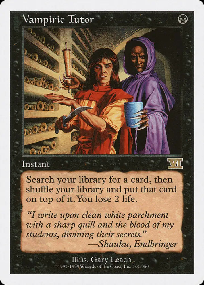 Vampiric Tutor [Classic Sixth Edition] - MTG Single