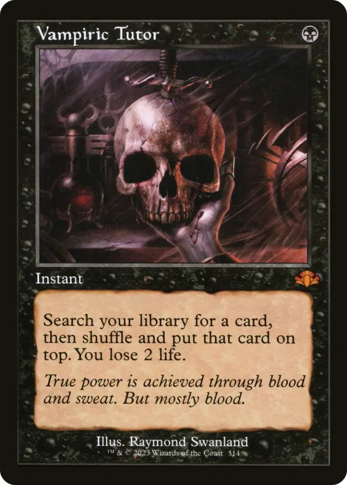 Vampiric Tutor (Retro) [Dominaria Remastered] - MTG Single
