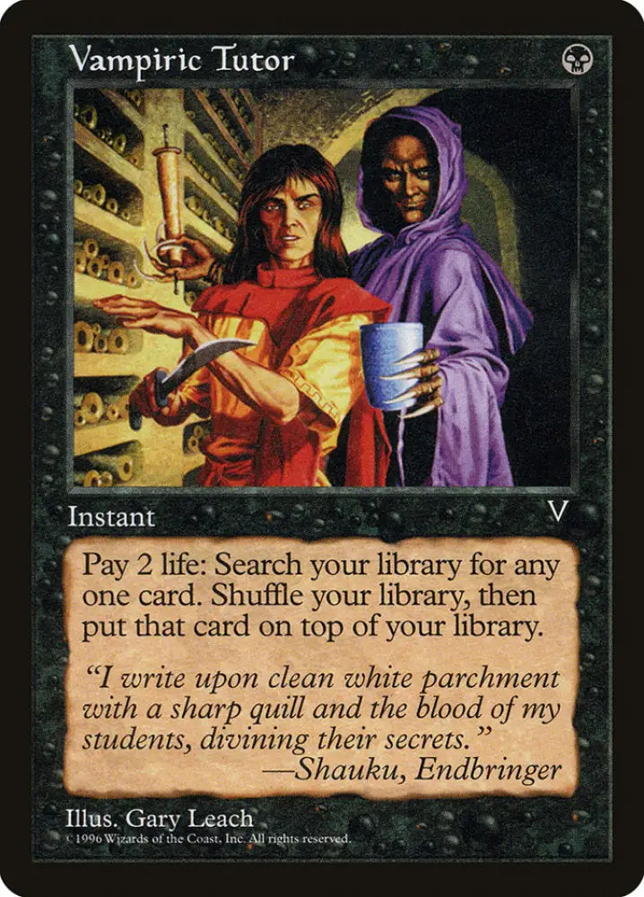 Vampiric Tutor [Visions] - MTG Single