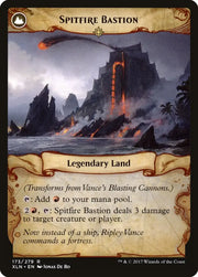 Vance’s Blasting Cannons // Spitfire Bastion [Ixalan] - MTG Single