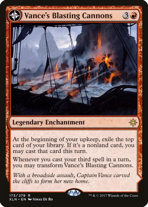 Vance’s Blasting Cannons // Spitfire Bastion [Ixalan] - MTG Single