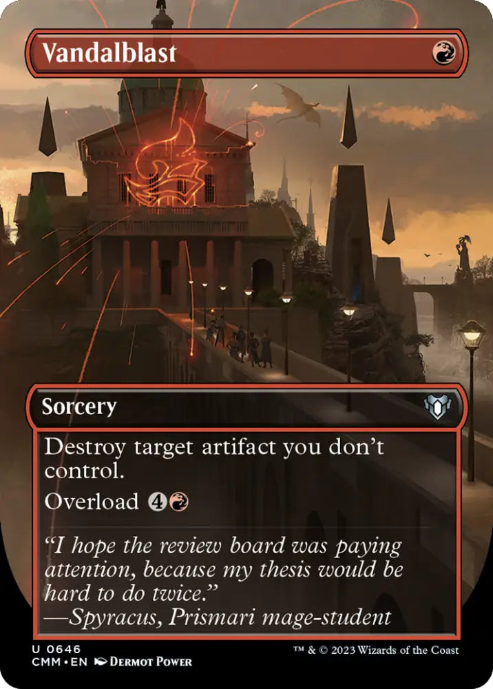 Vandalblast (Borderless Alternate Art) [Commander Masters] - MTG Single