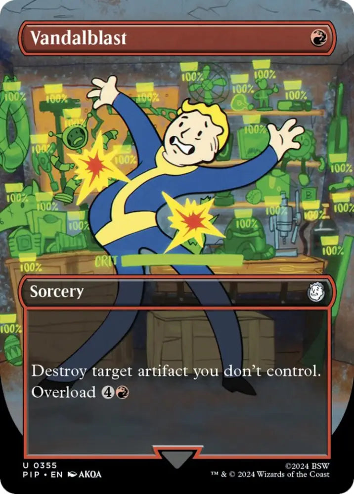 Vandalblast (Borderless) [Fallout] - MTG Single