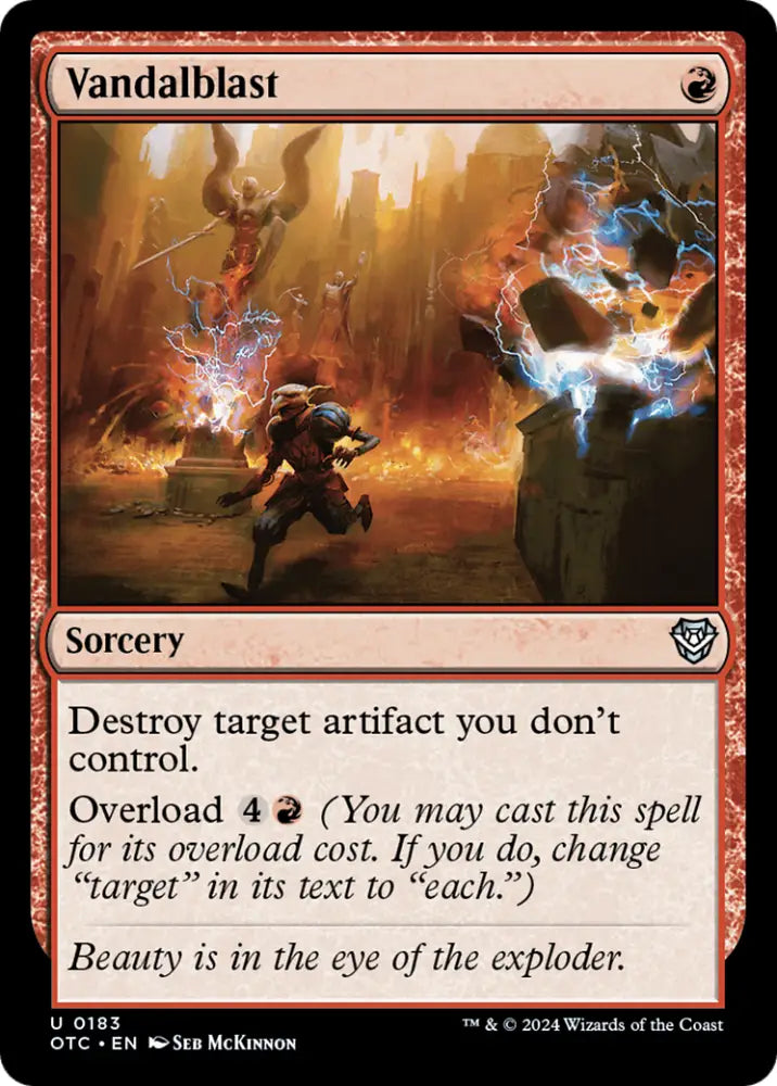Vandalblast [Outlaws of Thunder Junction Commander] - MTG Single