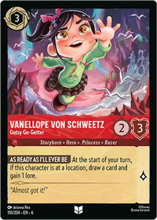 Vanellope von Schweetz - Gutsy Go-Getter (110/204) [Azurite Sea] - Lorcana Single