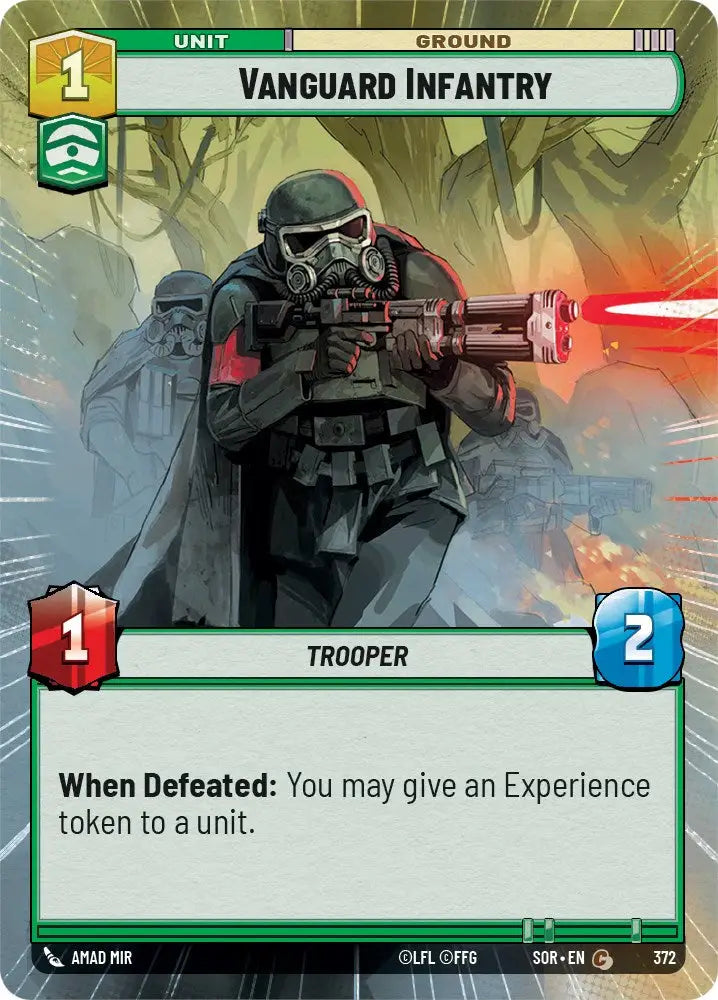 Vanguard Infantry (Hyperspace) (372) [Spark of Rebellion] - Star Wars: Unlimited Single