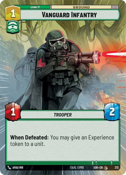 Vanguard Infantry (Hyperspace) (372) [Spark of Rebellion] - Star Wars: Unlimited Single