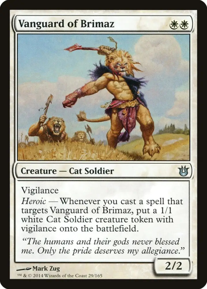 Vanguard of Brimaz [Born of the Gods] - MTG Single