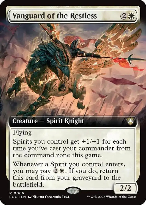 Vanguard of the Restless (Extended Art) (66) [Secrets of Strixhaven Commander]