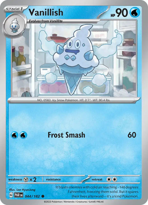 Vanillish (044/182) [Scarlet & Violet: Paradox Rift] - Pokemon Single