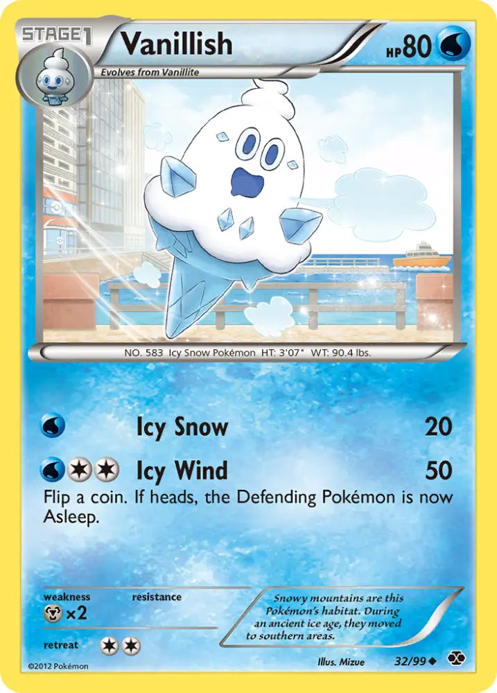 Vanillish (32/99) [Black & White: Next Destinies] - Pokemon Single